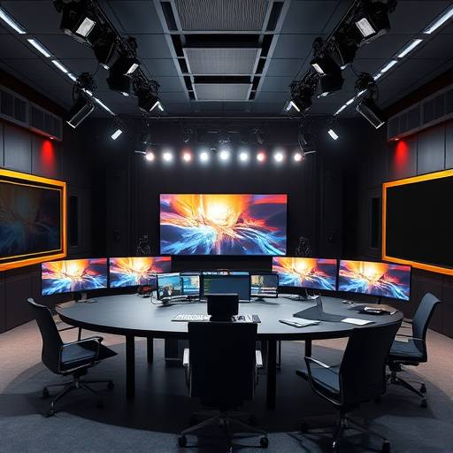 Sala de control de TeleEstudio Global